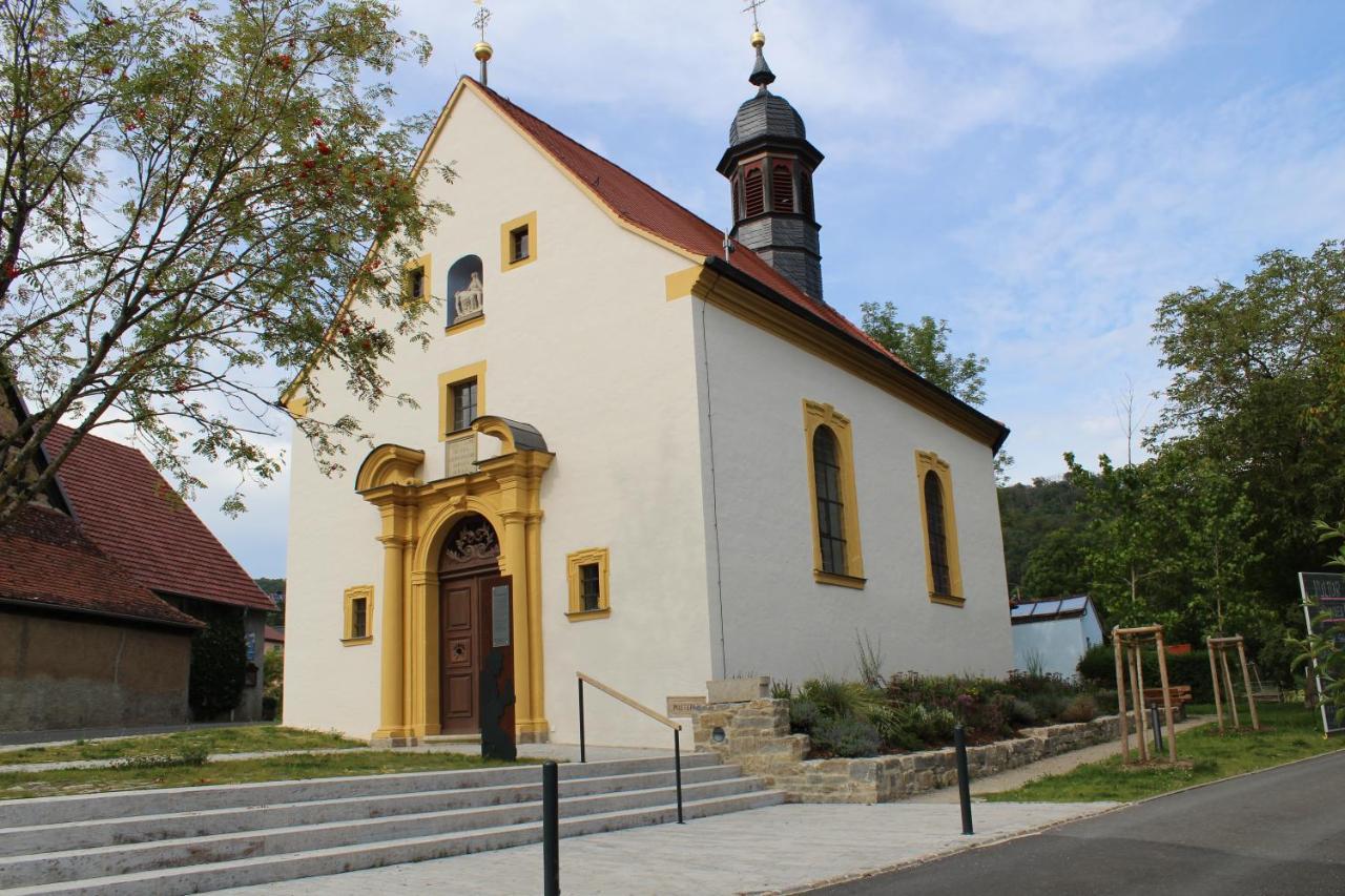 Ferienwohnung Forellenhof Oberschwarzach Exterior foto